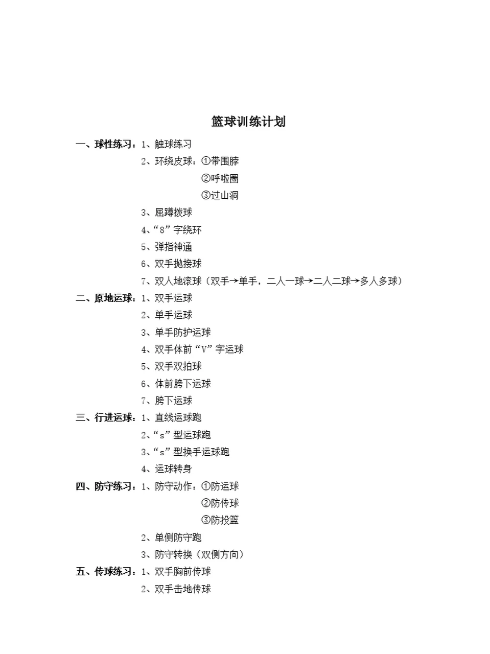 篮球训练英文术语大全_2